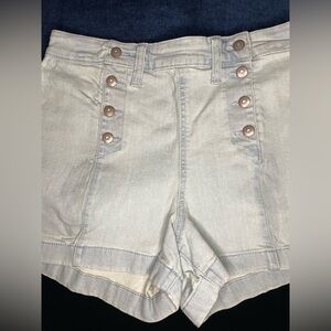 Denim Shorts Light Blue Denim Sorts Sailor Shorts NWT Must See Shorts 🆕